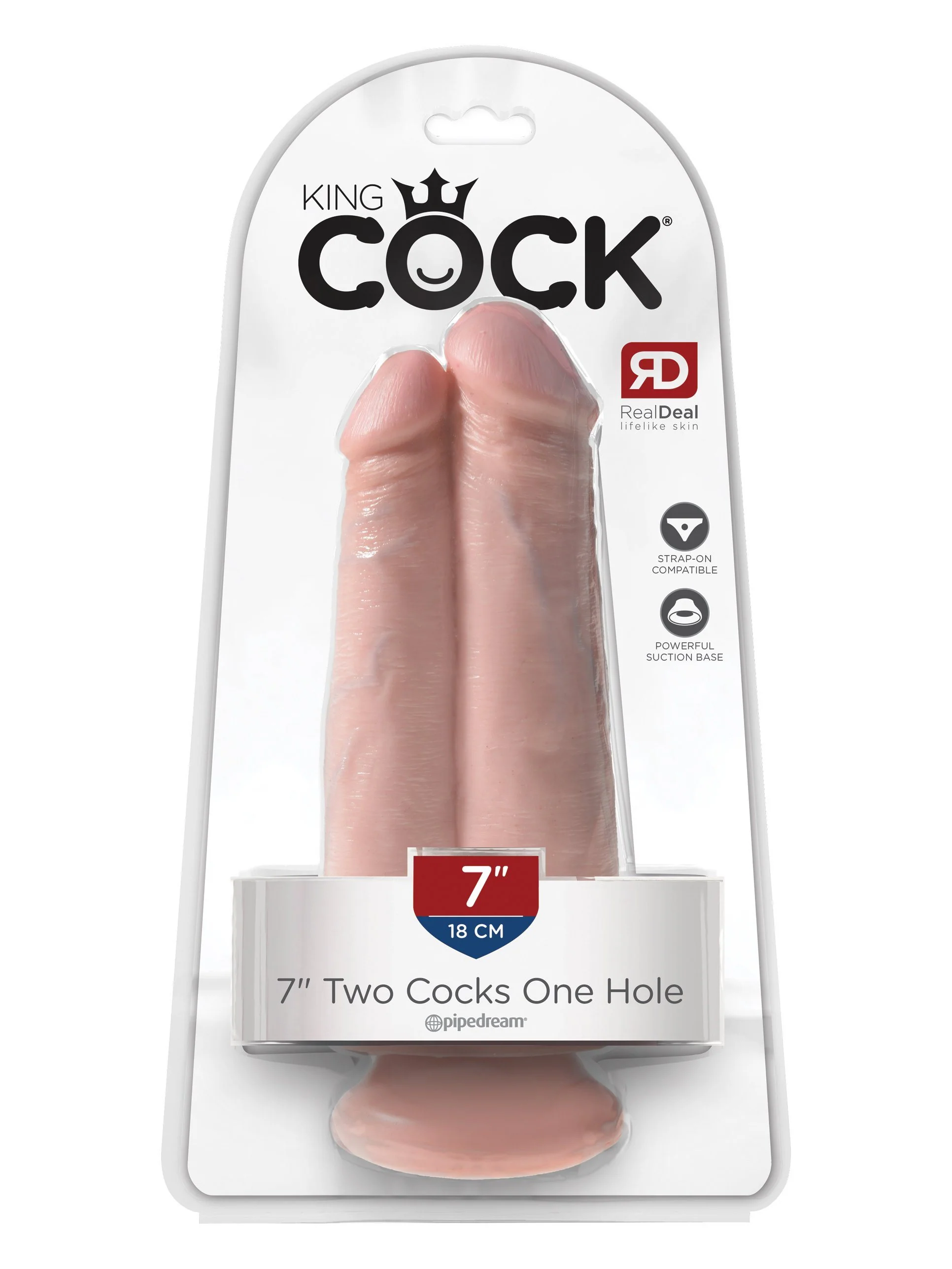 King Cock Two Cocks One Hole Dildo - Image 2