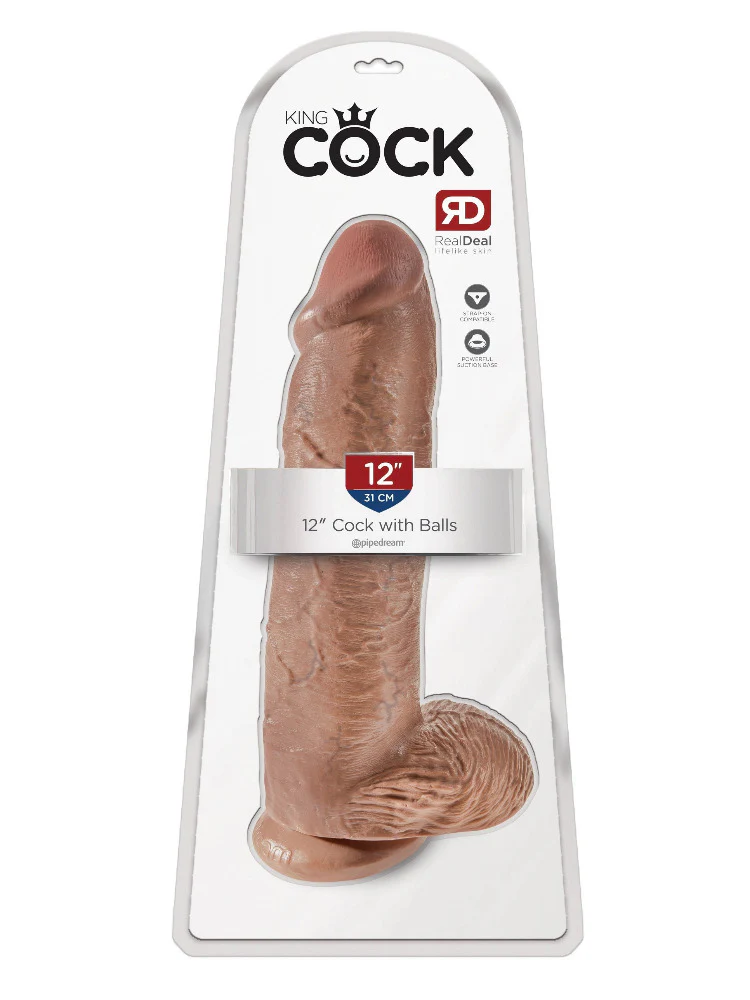King Cock Realistic Dildo with Balls - Image 36