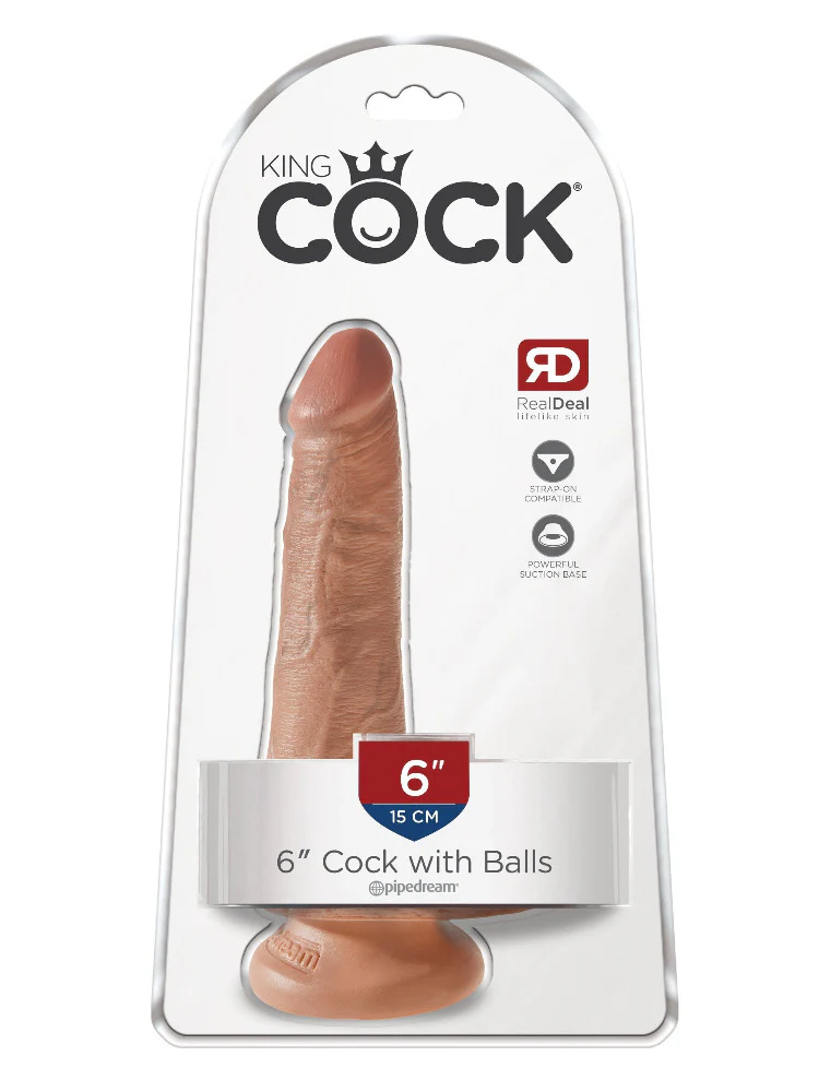 King Cock Realistic Dildo with Balls - Image 4