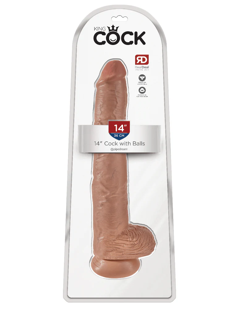 King Cock Realistic Dildo with Balls - Image 42
