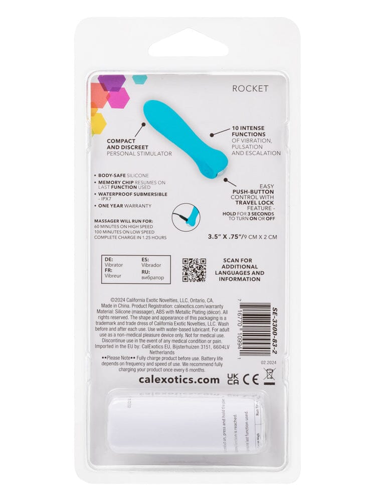 Kyst Rocket Rechargeable Blue Bullet Vibrator - Image 3