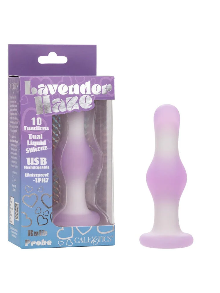 Lavender Haze Bulb Silicone Rechargeable Anal Probe - Image 2