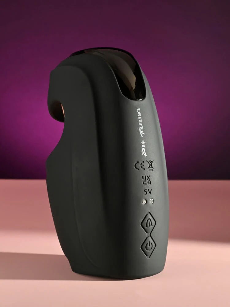 Lick The Tip Tongue Flicking Silicone Rechargeable Stroker - Image 3