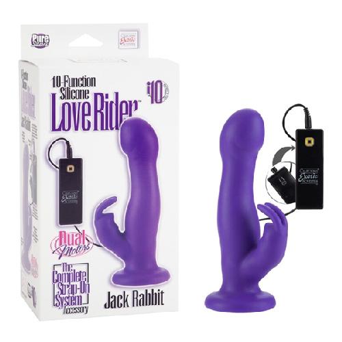 Silicone Love Rider Jack Rabbit Vibrator - Image 2