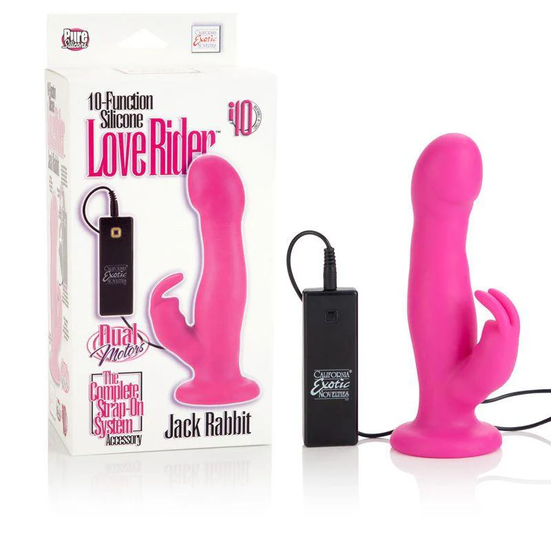 Silicone Love Rider Jack Rabbit Vibrator - Image 3