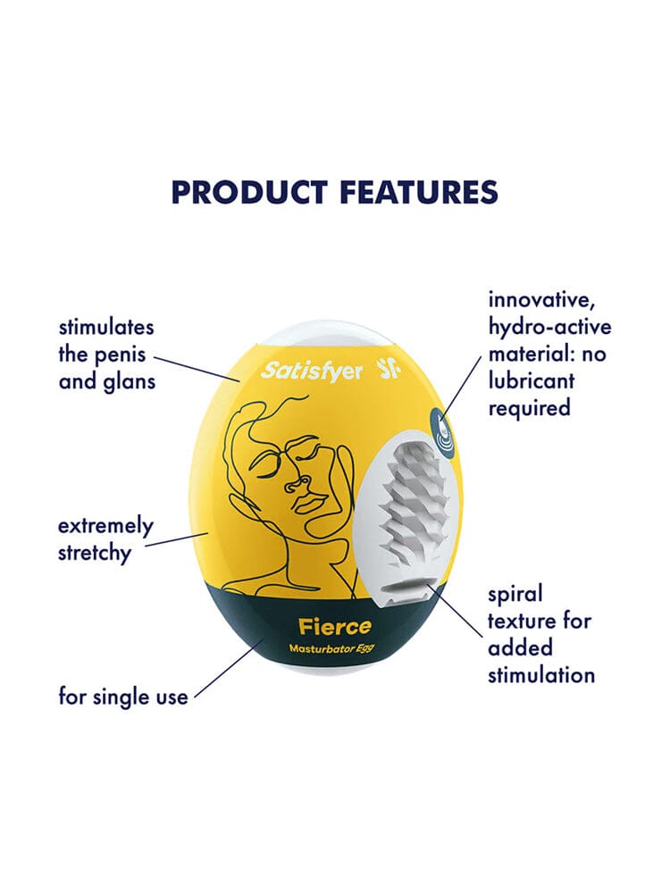 Satisfyer Fierce Masturbator Egg - Image 3