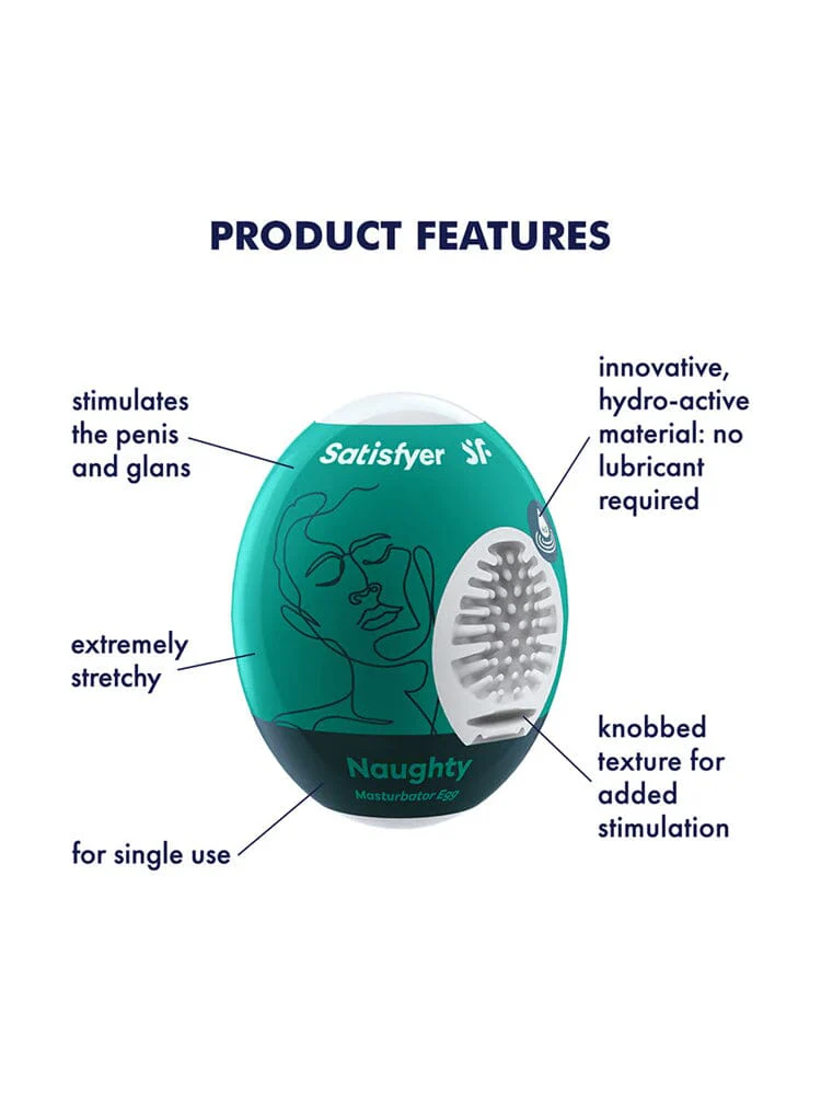 Satisfyer Naughty Masturbator Egg - Image 3