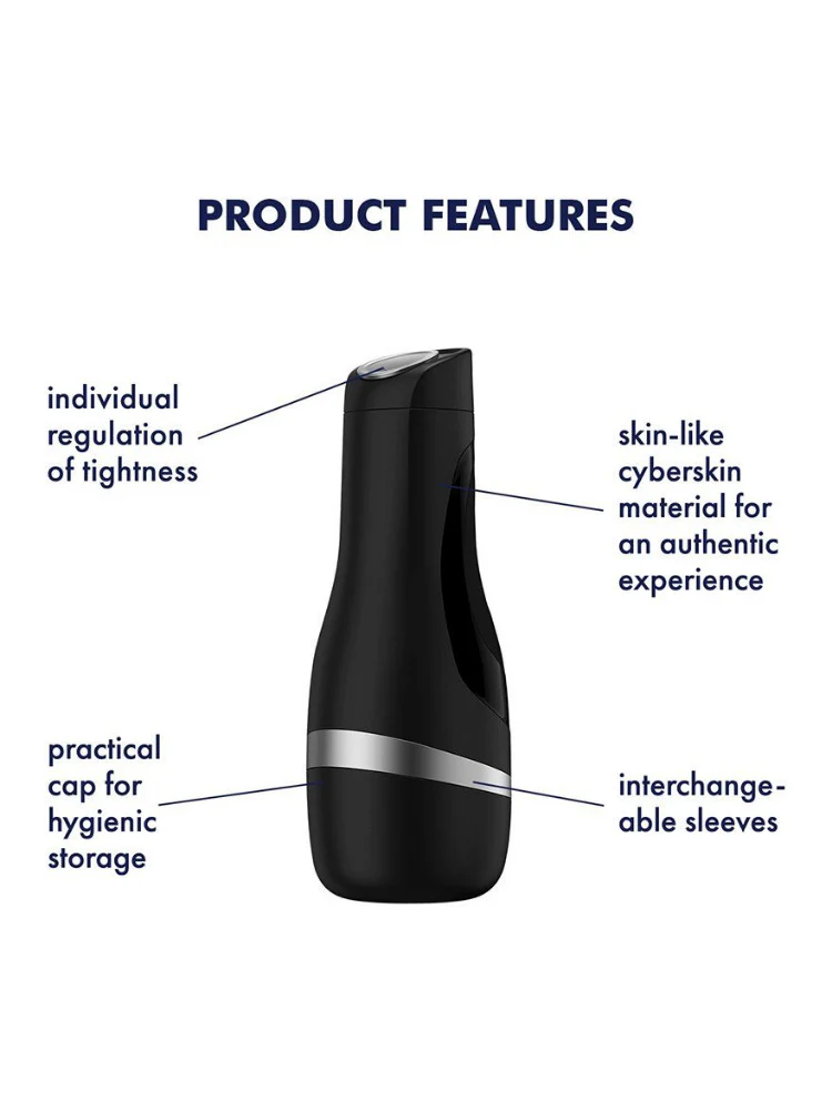 Men Classic Interchangeable Masturbator - Image 6