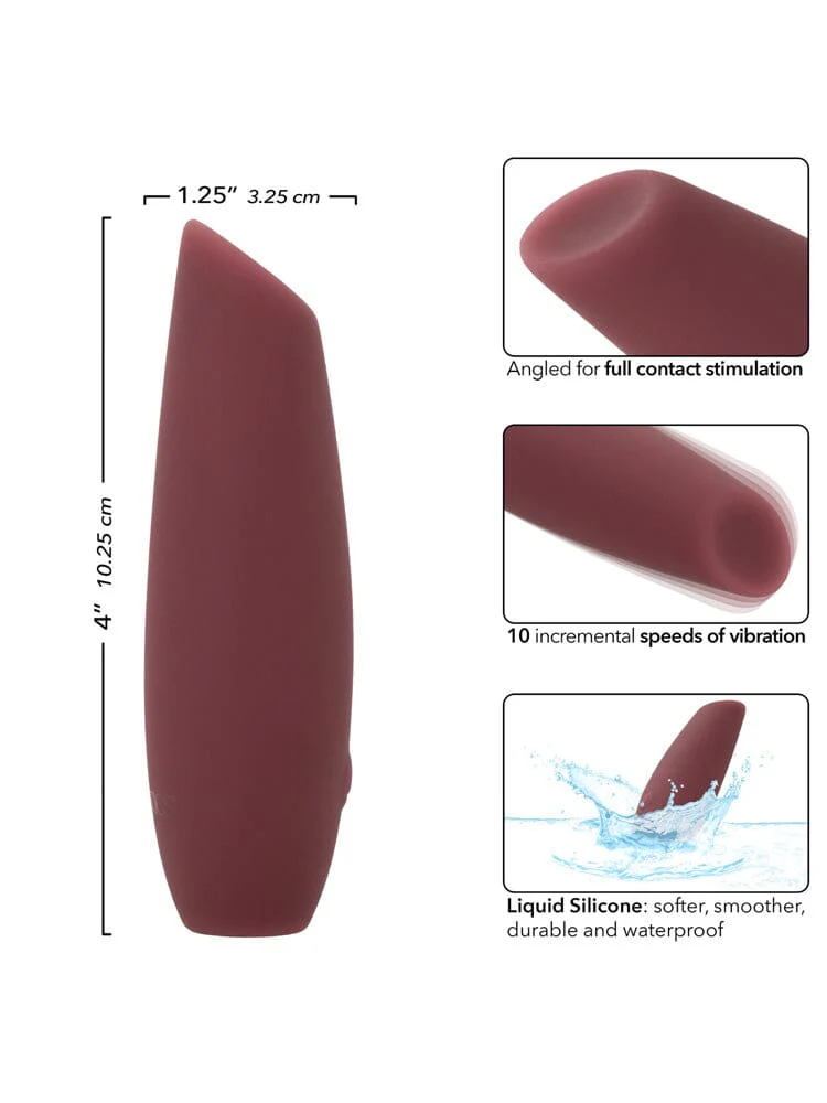 Mod Tilt Silicone Rechargeable Lipstick Clitoral Stimulator - Image 3