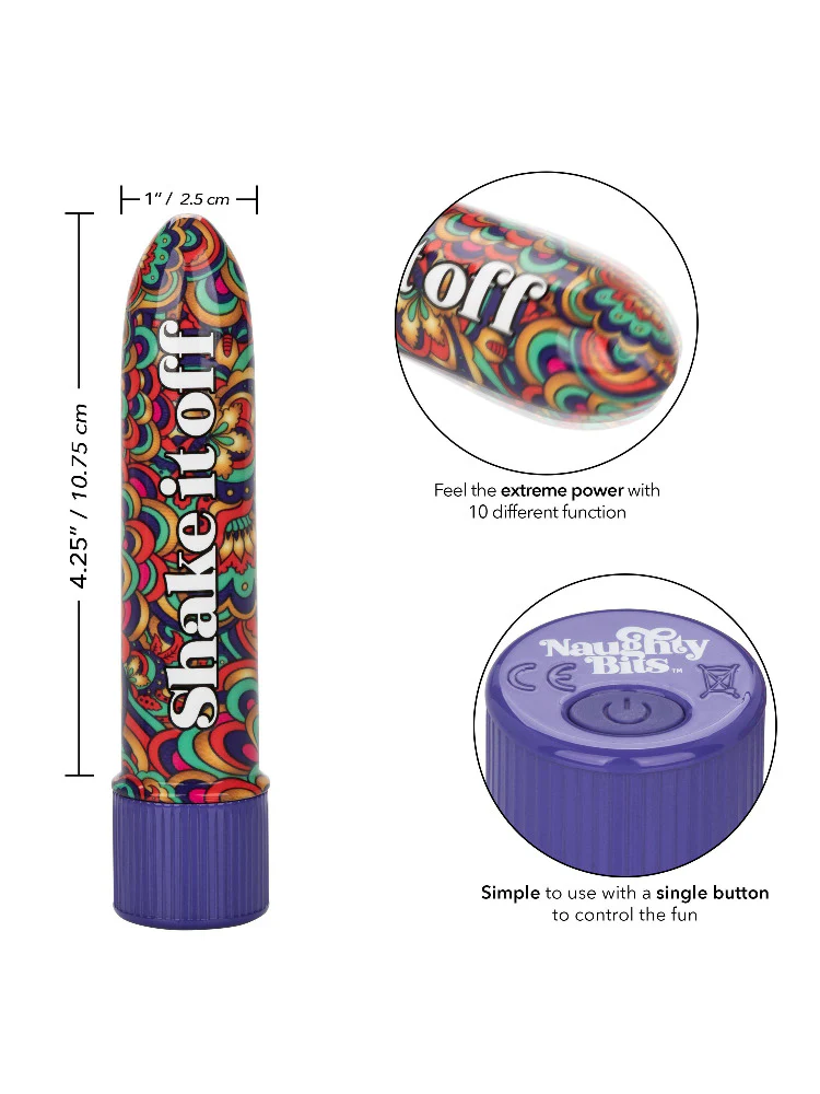 Naughty Bits Shake it Off Mini Vibrator - Image 2