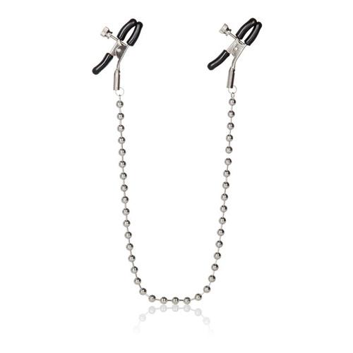 Nipple Play Silver Beaded Nipple Clamps