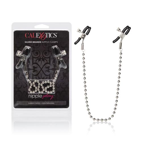 Nipple Play Silver Beaded Nipple Clamps - Image 3