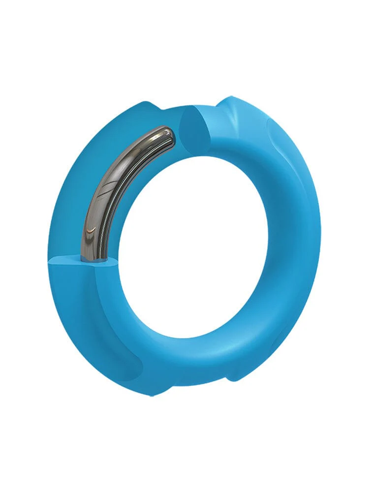 OptiMALE FlexiSteel Silicone Cock Ring - Image 11