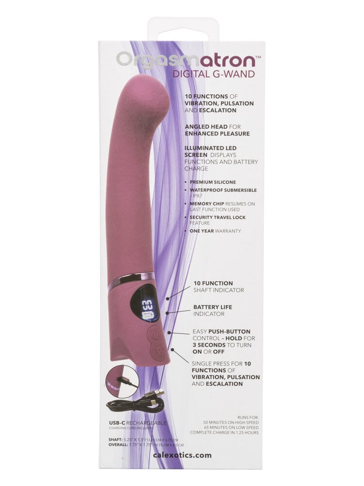 Orgasmatron Silicone Digital G-Wand G-Spot Vibrator - Image 3