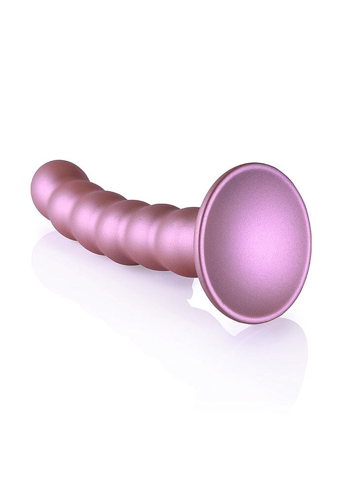 OUCH! Beaded Silicone Waterproof G-Spot Dildo - Image 3