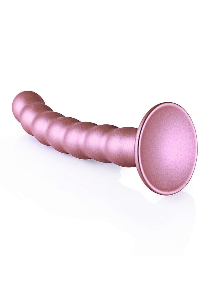 OUCH! Beaded Silicone Waterproof G-Spot Dildo - Image 6