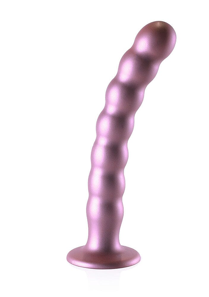 OUCH! Beaded Silicone Waterproof G-Spot Dildo - Image 7
