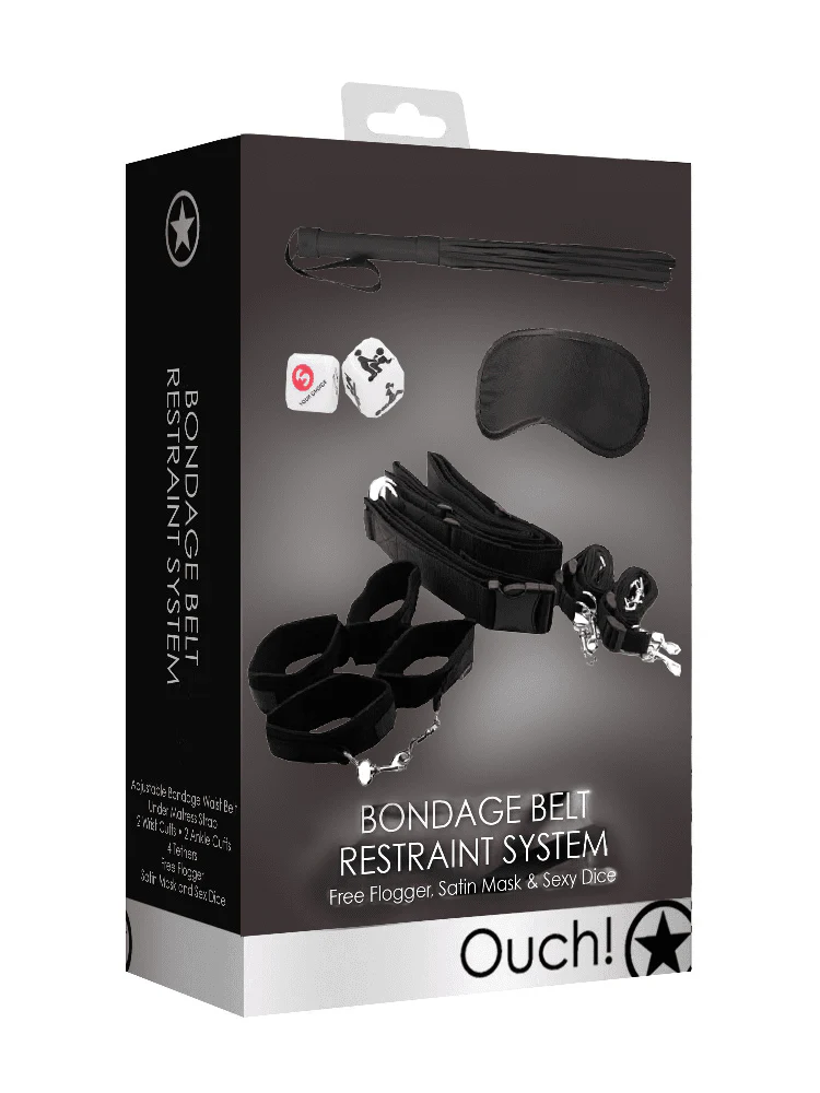 OUCH! Bondage Belt Restraint System Kit - Image 2