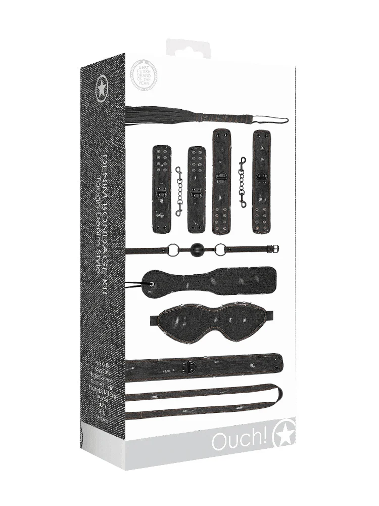 OUCH! Denim Lover’s Restraint Bondage Kit - Image 2