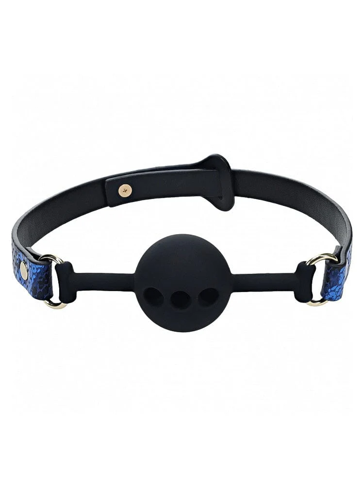 Ouch! International Florence Collection Blue Ball Gag