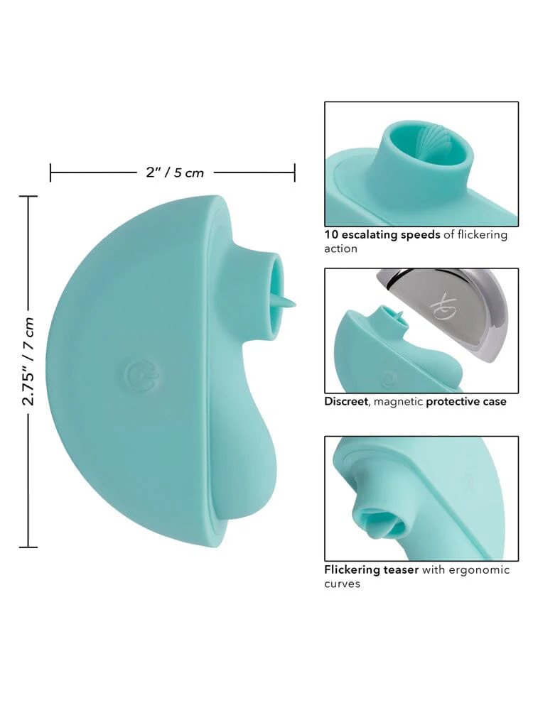 Ovation Rave Silicone Handheld Flickering Clitoral Massager - Image 3