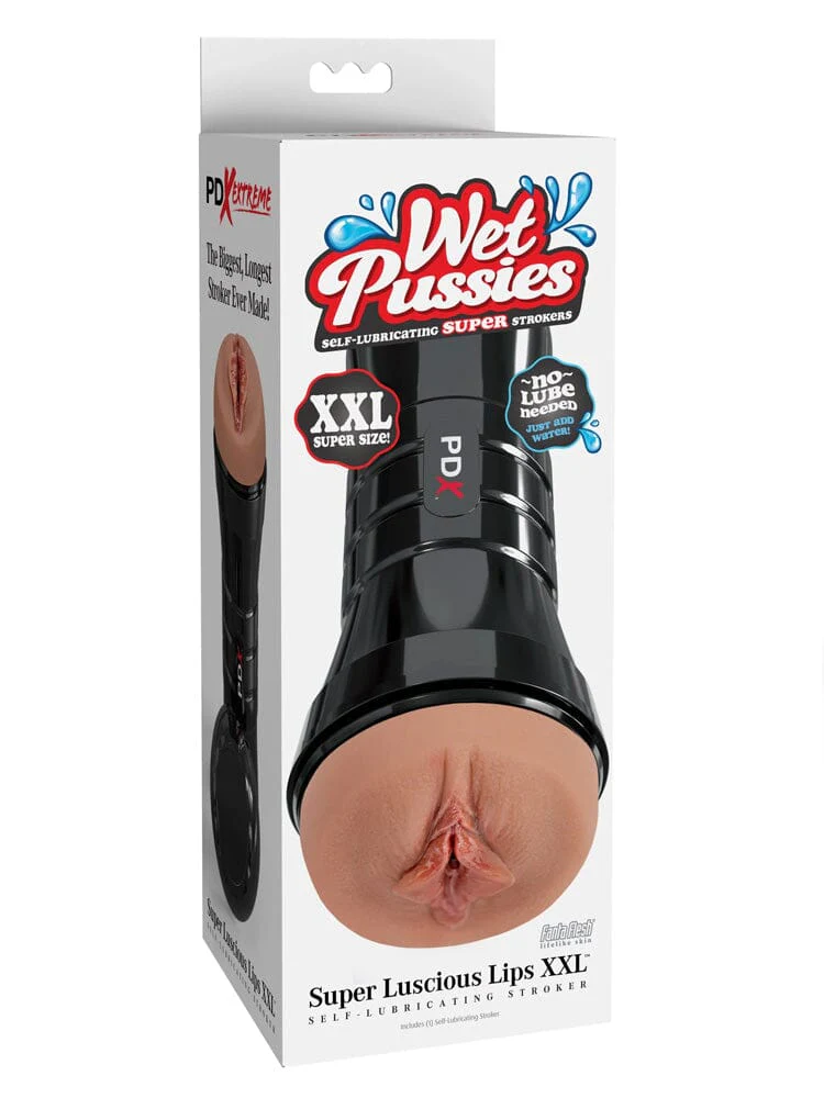 PDX Extreme - Wet Pussies - Super Juicy Snatch XXL- Brown - Image 2