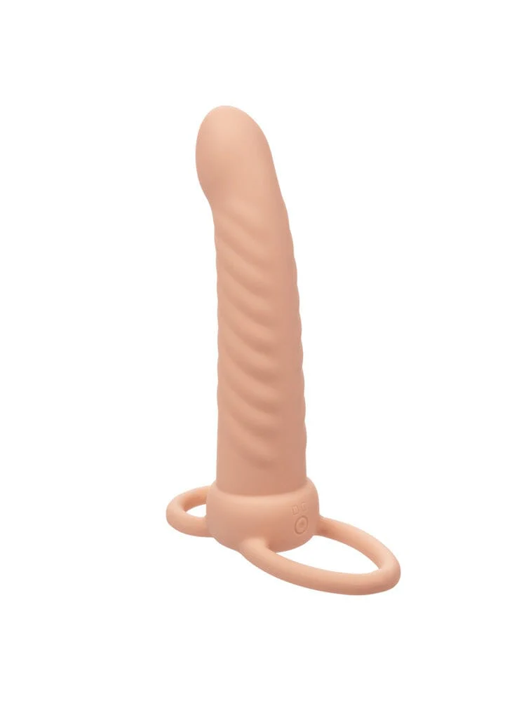 Performance Maxx Rechargeable Ribbed Dual Penetrator - Ivory