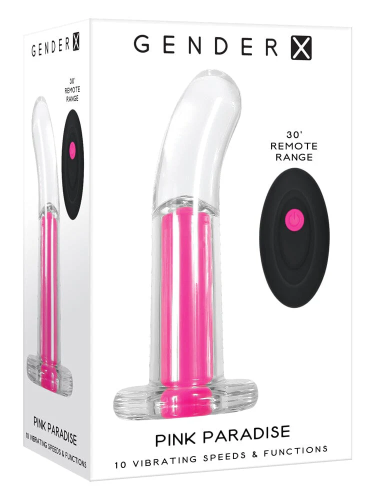 Pink Paradise Vibrating Remote Butt Plug - Image 3