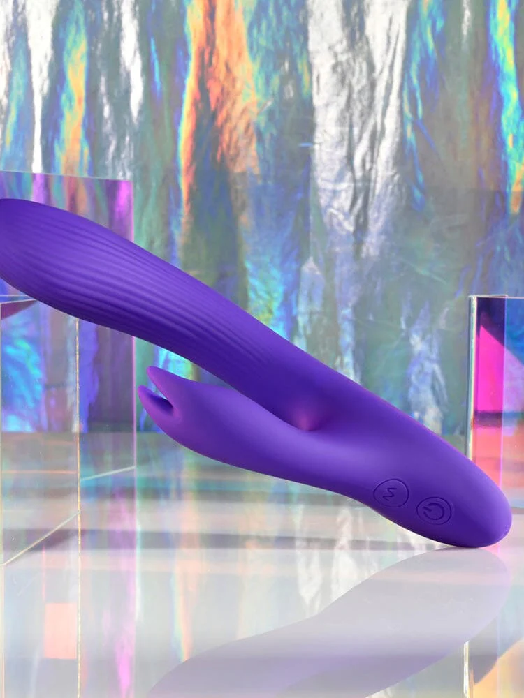 Poseable Bunny Rechargeable Silicone G-Spot Rabbit Vibrator - Image 2