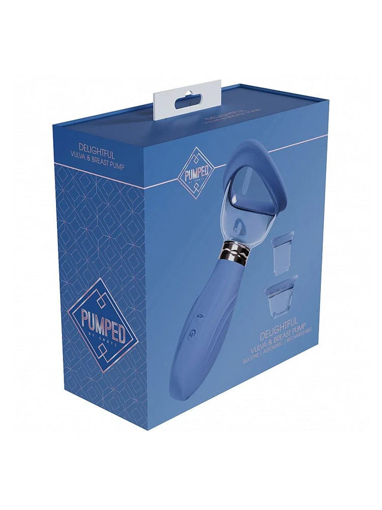 PUMPED! Delightful Blue Automatic Vulva & Breast Pump - Image 2