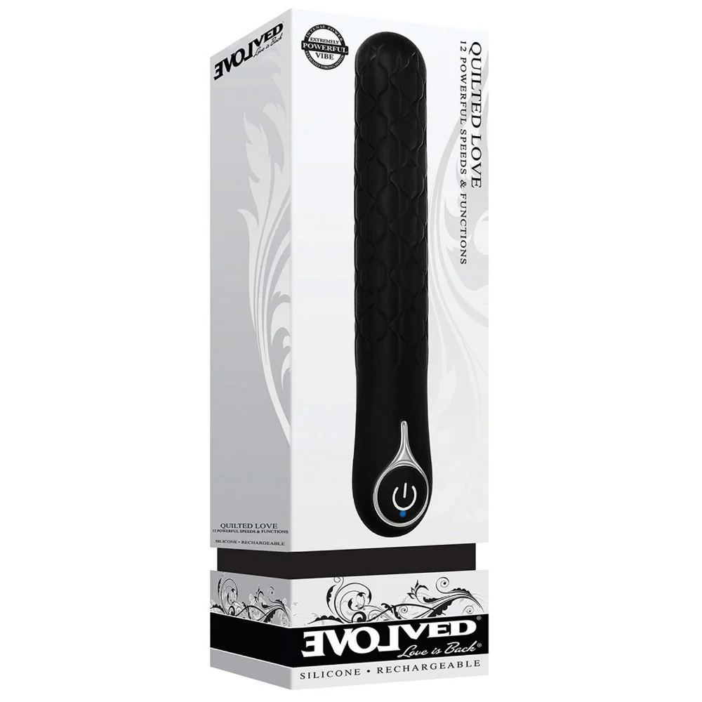 Quilted Love Silicone Classic Vibrator - Image 2