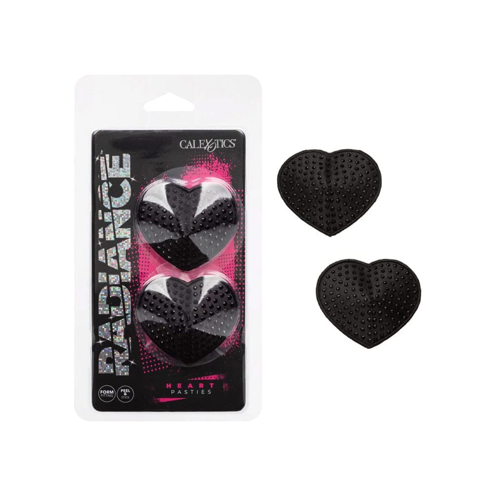 Radiance Form Fitting Heart Nipple Pasties - Image 3