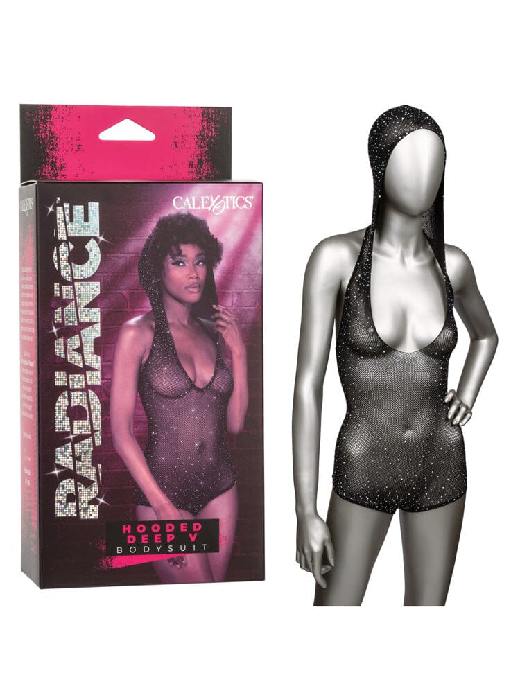 Radiance Hooded Deep V Bodysuit - Image 2