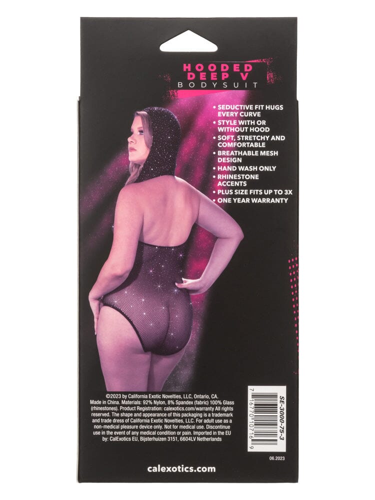 Radiance Hooded Deep V Bodysuit - Image 6