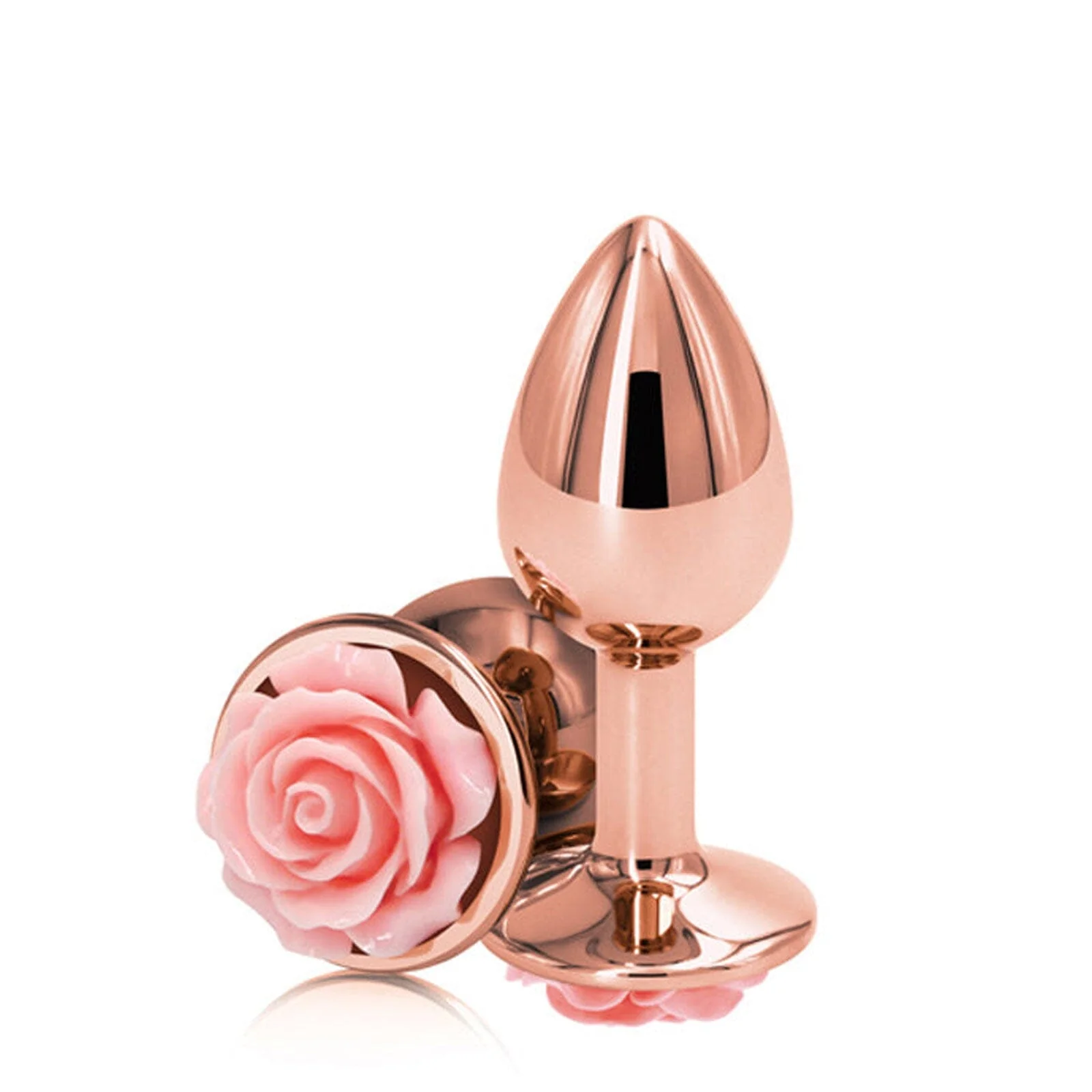 Rear Assets Aluminum Rose Butt Plug - Image 3