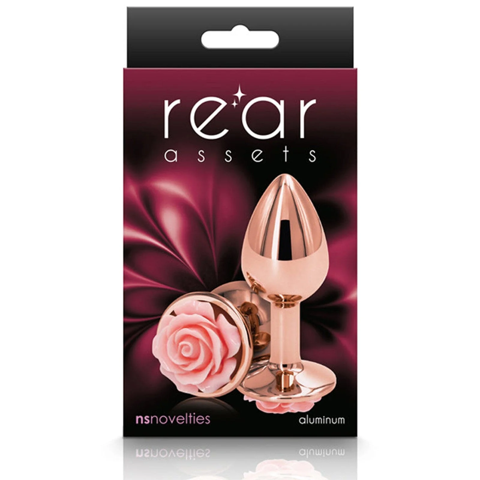 Rear Assets Aluminum Rose Butt Plug - Image 4