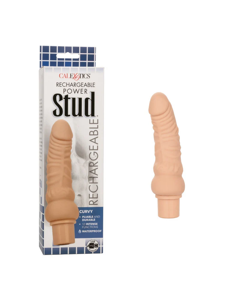 Rechargeable Power Stud Curvy Vibrator - Image 2