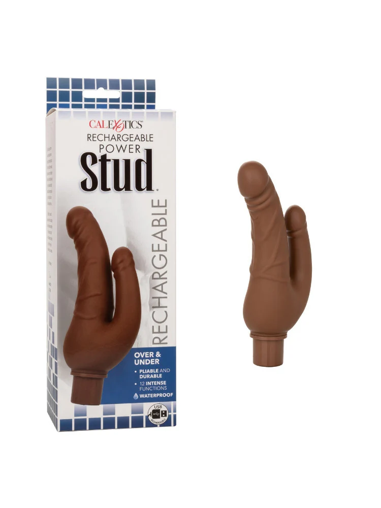Rechargeable Power Stud Over & Under Vibrator - Image 5