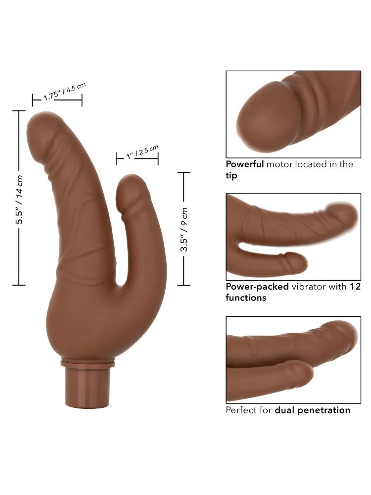 Rechargeable Power Stud Over & Under Vibrator - Image 6