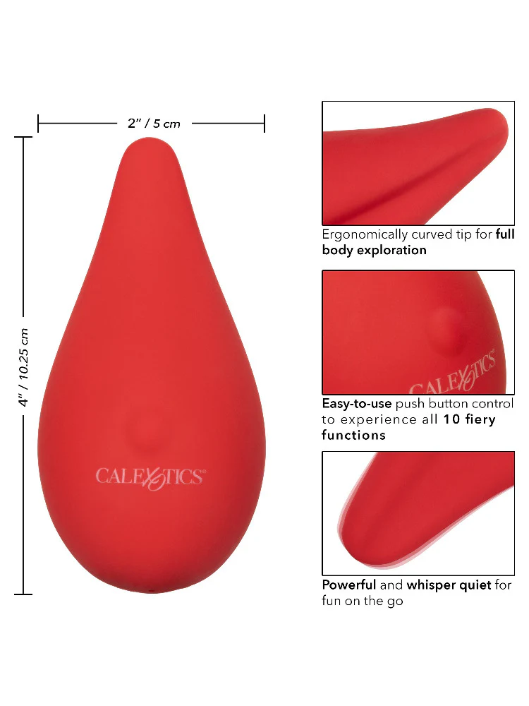 Red Hot Flicker Rechargeable Massager - Image 2