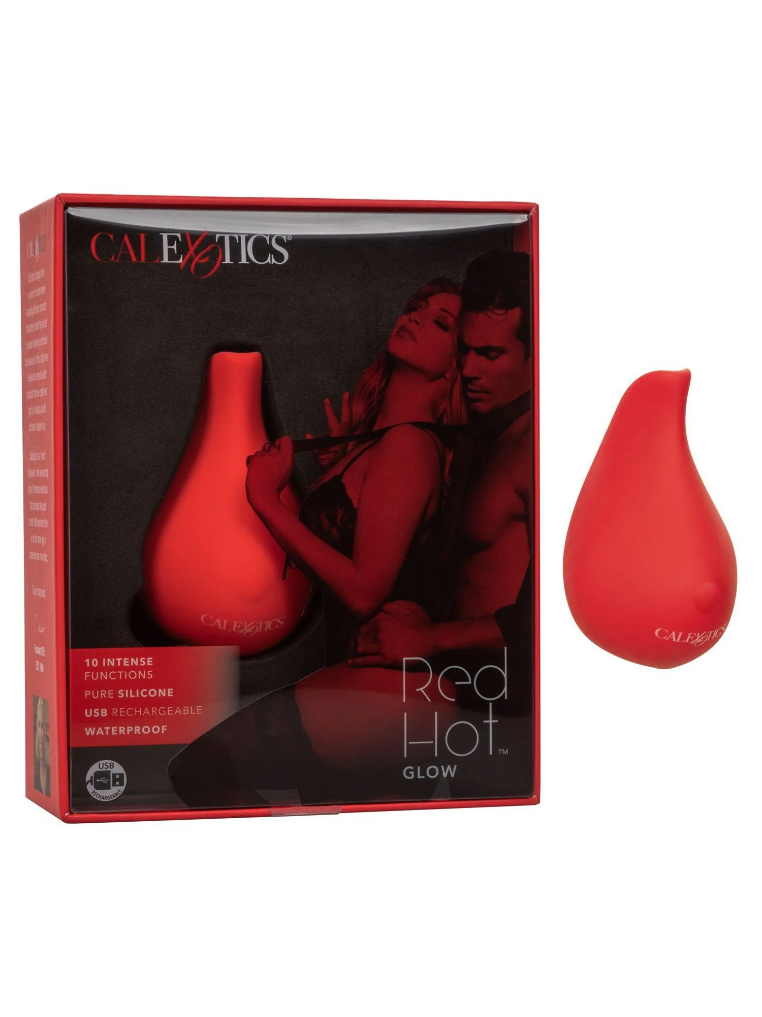 Red Hot Glow Rechargeable Massager - Image 3