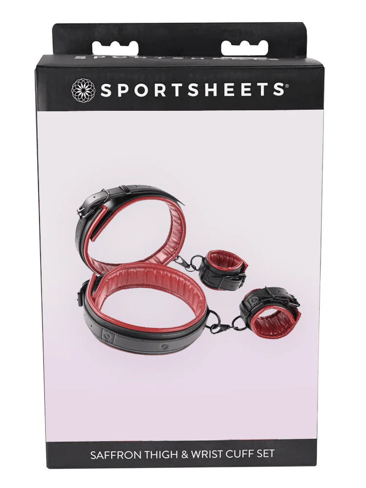 Saffron Adjustable Thigh & Wrist Cuff Set - Image 2