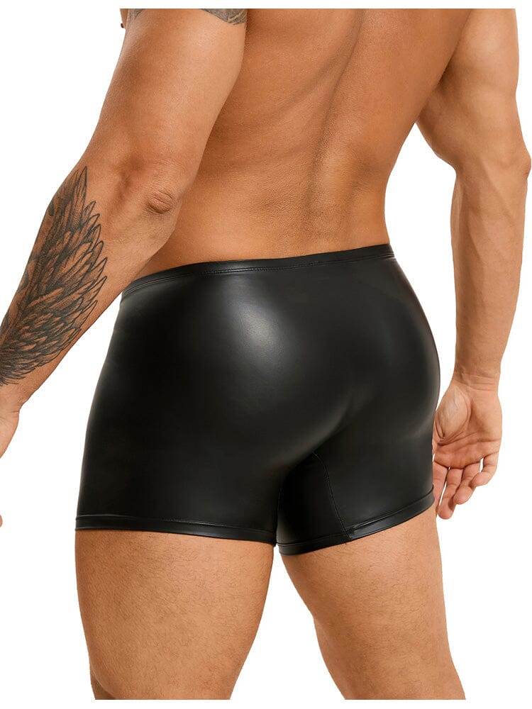 Sexy Men's Zipper Underwear - Black S/M - Image 3