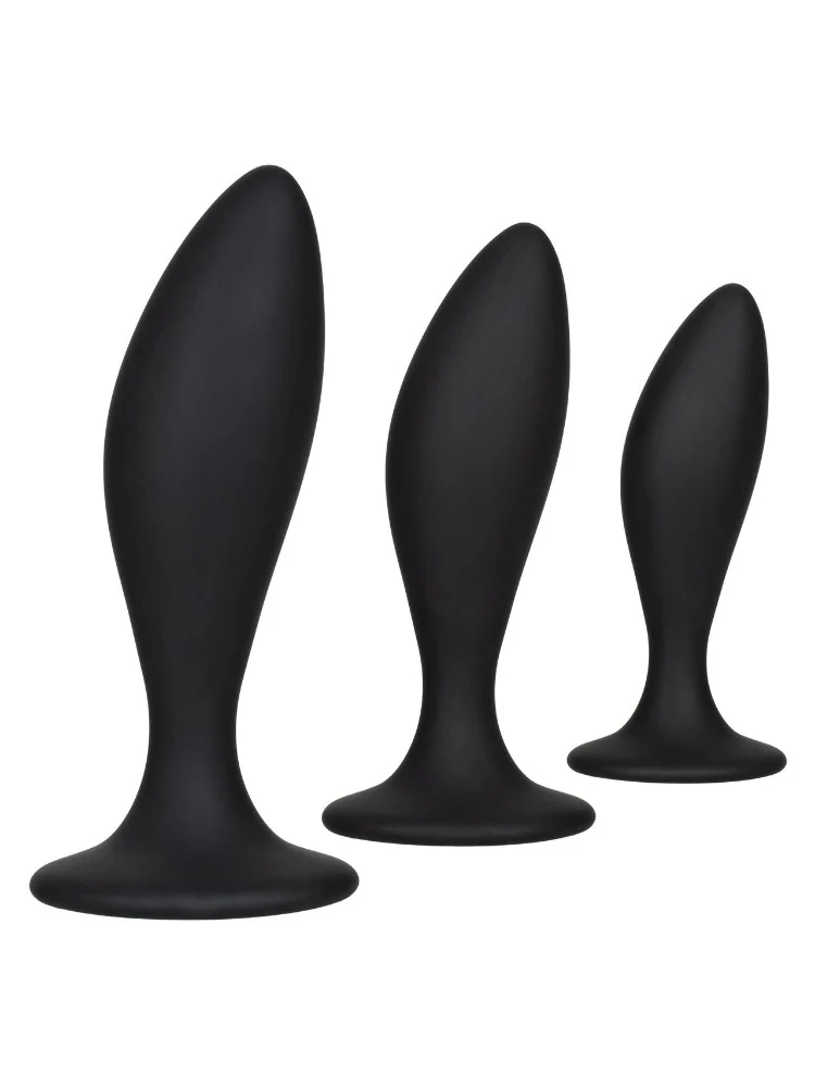 Silicone Anal Curve Butt Plug Kit