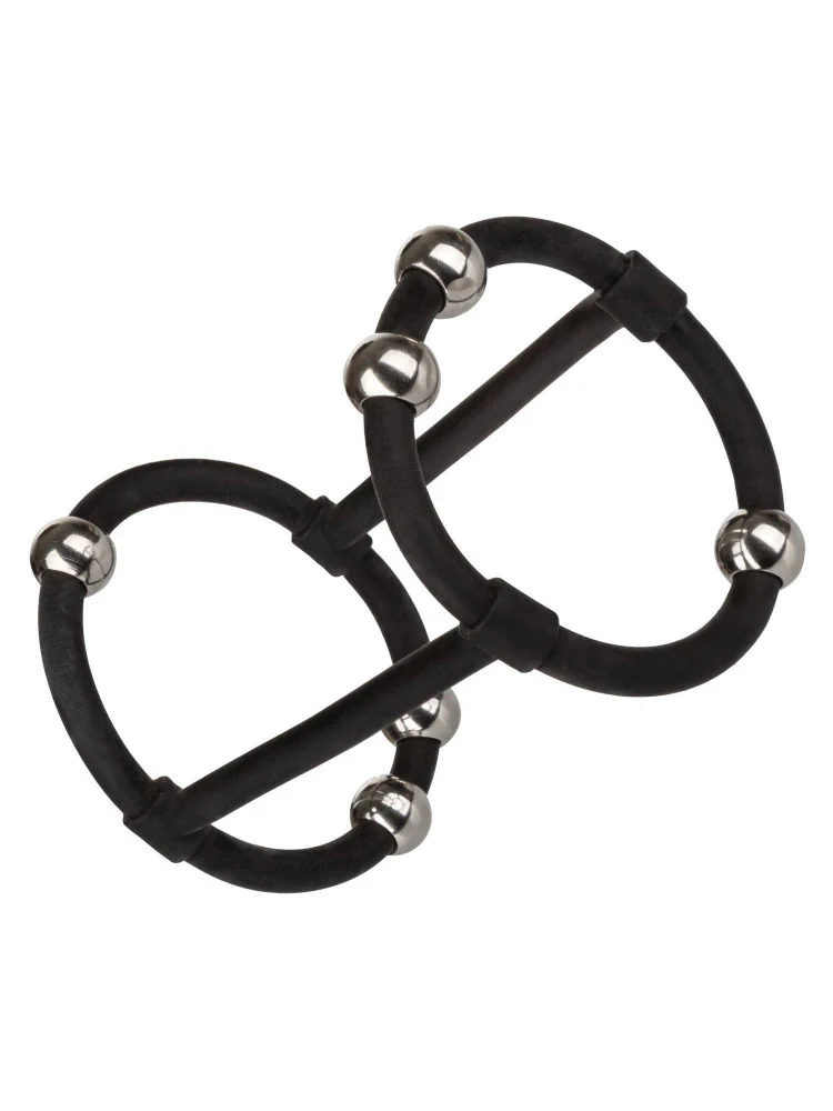 Steel Beaded Silicone Enhancer Cock Cage