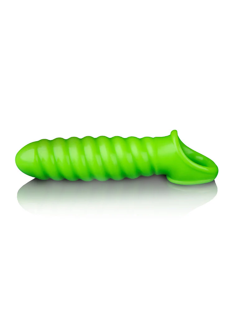 OUCH! Glow In The Dark Swirl Penis Sleeve