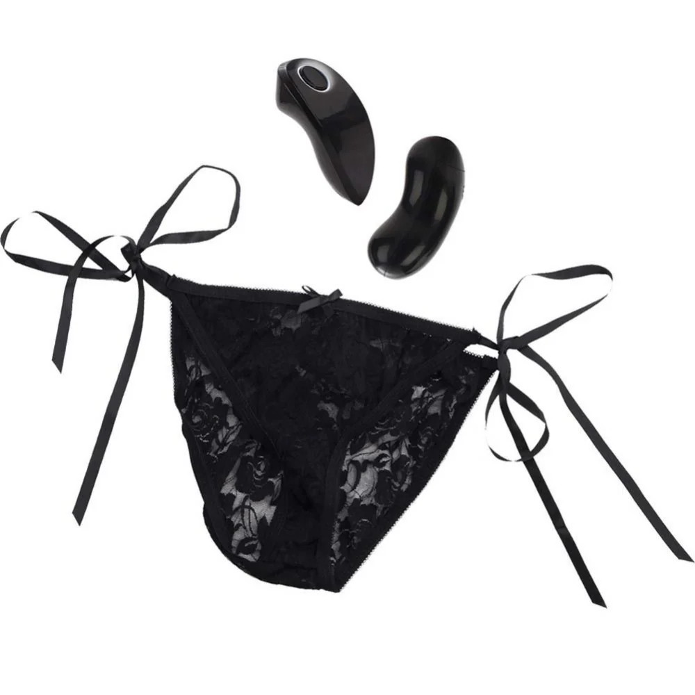 Remote Control Little Black Lace Panty