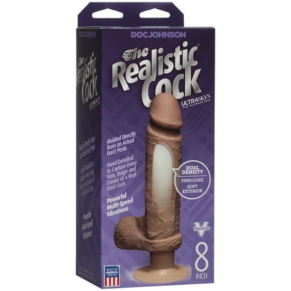 Realistic Cock UltraSkyn Vibrating Dildo - Image 8
