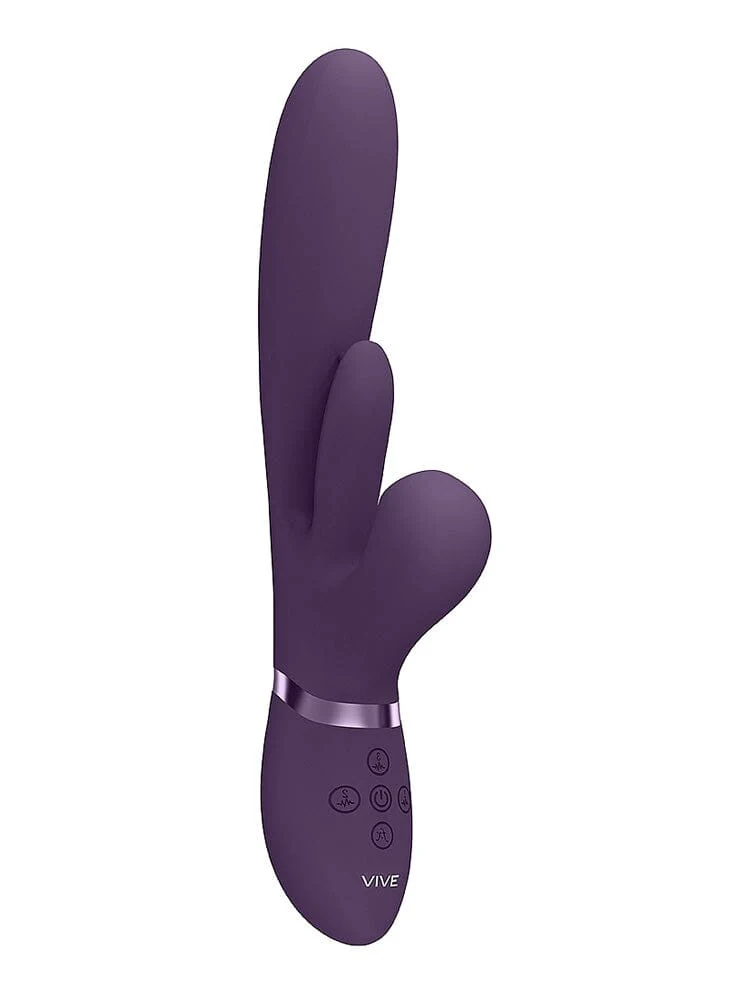 VIVE G-Spot Thrusting Flapper Pulse Wave Rabbit Vibrator