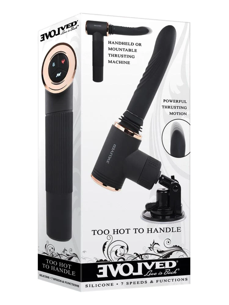 Too Hot to Handle Thrusting Vibrator - Image 3